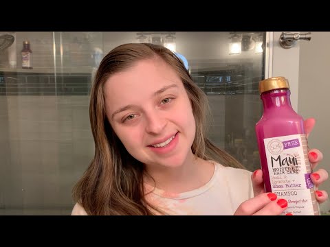 ASMR ~ Hair Washing + Hair brushing