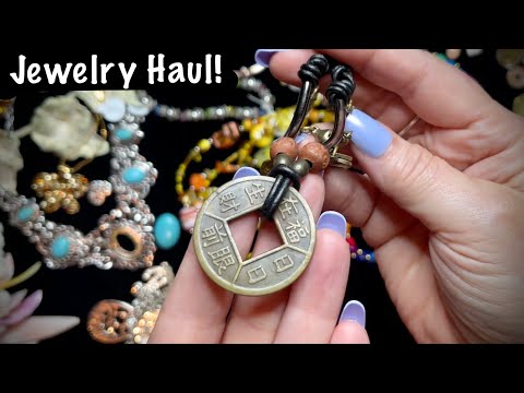 ASMR New Jewelry! Show & Tell (Soft Spoken) Vintage antique jewelry~ No talking version tomorrow.