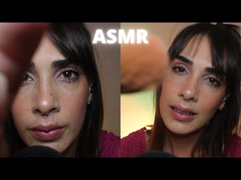 ASMR | SONS COM A BOCA, PINCEL E CARINHO NA TELA