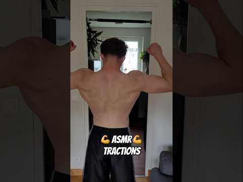 asmr combien de tractions à 100kg ? #asmr #asmrfrançais  (pdc+30kg)