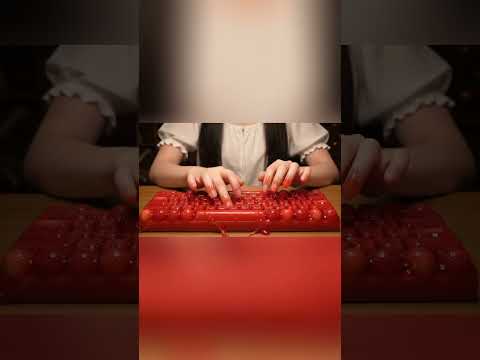 Strawberry Keyboard ASMR #asmrvideo #asmrsounds #asmrkeyboard
