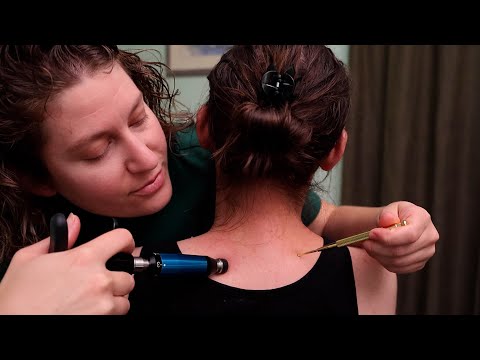 ASMR Chiropractic Neck Corrections | Nervoscope, Activator, Massage, Adjustments