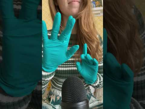 Gloves🧤ASMR✨👩🏼‍⚕️ #asmr #shorts #shortsasmr #asmrglovesounds