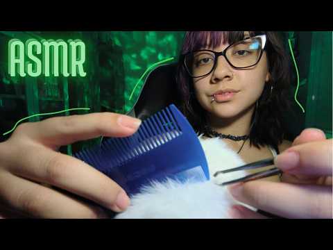 ASMR Irmã Mais Velha Tirando Piolhos ~ Sono Garantido 😴