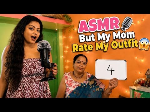 ASMR But My Mom Rate My Outfit 😱