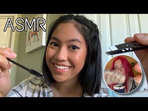 ASMR Doing Your Eyebrows 👀 ft. milk bun asmr
