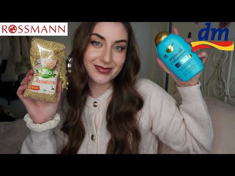 ASMR DM & ROSSMANN HAUL 🛍️Entspanntes Show & Tell, Whispering, Rambling, Tapping deutsch