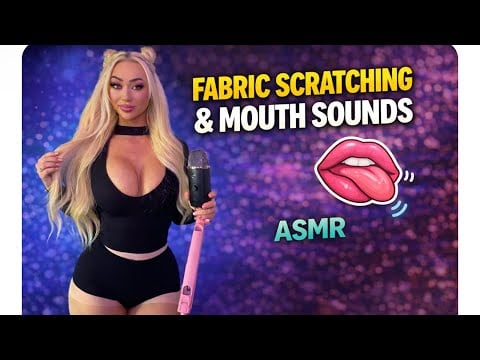 My Little Secret ASMR| Fabric Scratching & Mouth Sounds