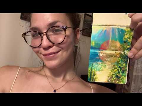 ASMR Pokazuję Ci Moją Sztukę w Polsce 🎨 🖼️ 🖌️