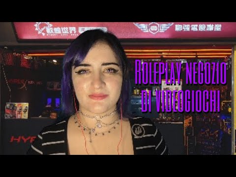 ASMR ITA🔥✨Roleplay negozio di videogiochi (soft spoken)