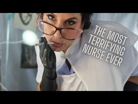 MOST TERRIFYING  NIGHT NURSE EVER , ASMR MEDICAL HORROR  your mind will never recover