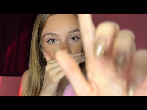 ASMR: BRUITS DE BOUCHE EN CLOSE UP ET VISUEL👄 (hand movements & mouth sounds)