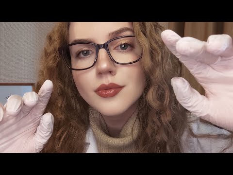 АСМР Осмотр Кожи Головы в Перчатках • ASMR Scalp Exam with Gloves