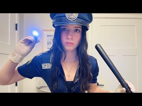 ASMR~ Officer Performs DUI Tests + Pat Down👮 