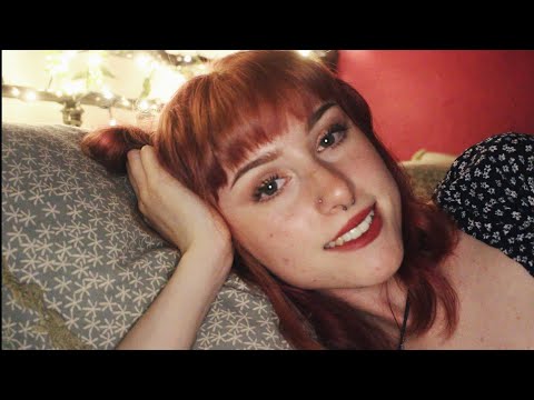 ASMR triggers in bed (sleepy triggers, humming, cosy)