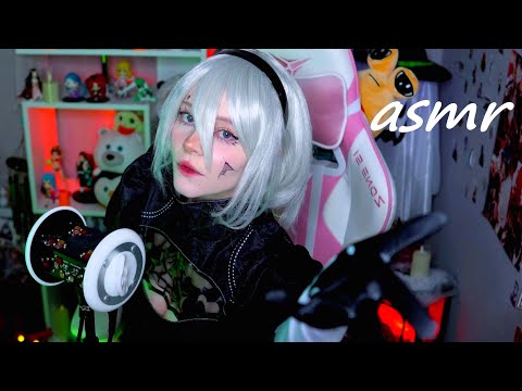 АСМР Косплей 2B | 30 Триггеров за 30 Минут | ASMR 30 Triggers In 30 Minutes with 2B🍑