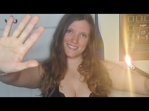 [ASMR] Cranial Nerve Exam Nurse/Doctor Roleplay (tapping, writing, mouth sounds, hand movements)