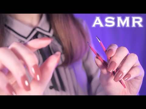 ASMR Plucking Your Stress & Negative Energy 💖 (Layered Sounds, Whispering, etc)