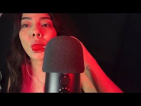 ASMR ☆ Lollipop 🍭 Mouth Sounds 🍭 ASMR PALETA