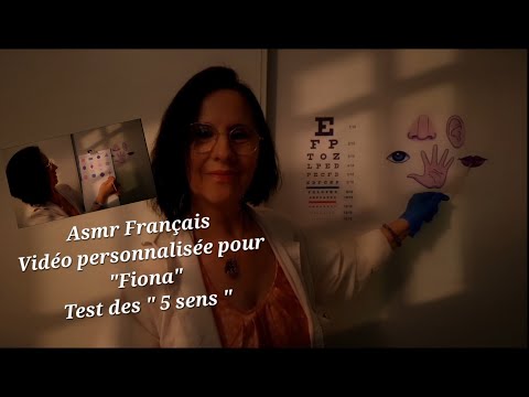 #Asmr Français #vidéo personnalisée pour Fiona #test des 5 sens