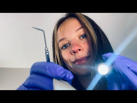 ASMR | Dental POV | Full Relaxing Dental Exam, Cleaning, Fluoride | Realistic | Role Play