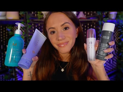 ASMR Doing My Routines On You 💄 (skincare, makeup, hair, nails)