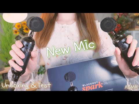 ASMR 드디어 좌우구분되는 양쪽마이크 구매한 반보영! 새 마이크 언박싱 및 테스트, 한국어(Eng sub) | New mic unboxing | Blue Spark SL