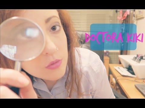 ASMR Español►Doctora Kiki◄ Vértigos y Limpieza de oído (Binaural) ✩