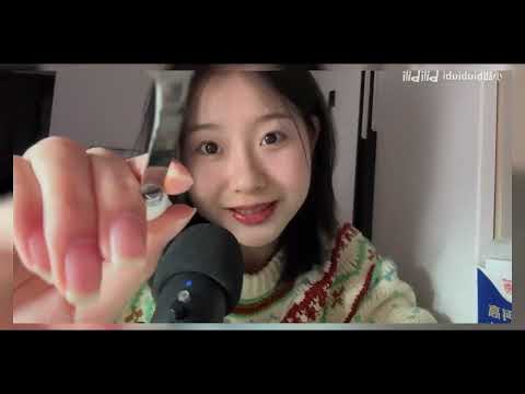 ASMR🎧｜Four spoon trigger sounds and mouth sounds. Teeth tapping