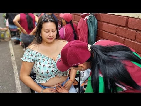 ASMR, Limpia energética con Maritza Pangol & Erika en el mercado 