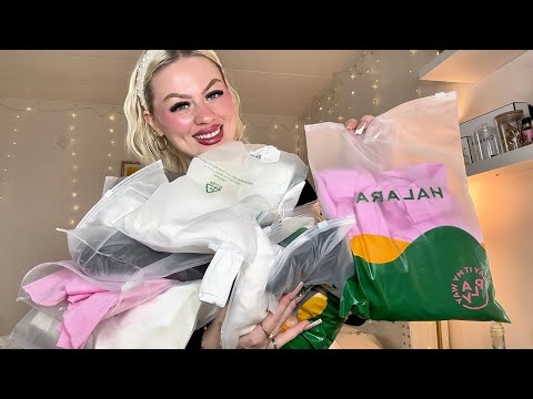 ASMR Massive Spring Halara Try On Haul