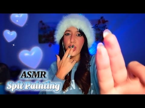 ASMR Spit Painting muy cerca (relajación profunda)