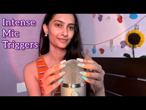 ASMR Intense Mic Triggers To Make You Tingle (Mic scratching, rubbing, gripping)