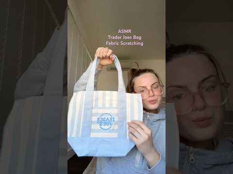 ASMR | Fabric Scratching & Tapping #asmr #tapping #fabricsounds #traderjoes