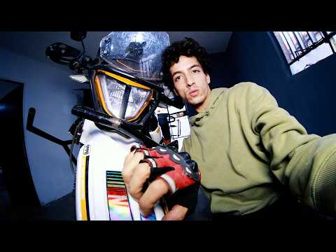 ASMR WITH MY NEW MOTORBIKE