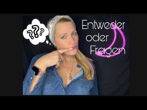 [ASMR] deutsch/german Entweder-Oder Fragen •  facts about me - get to know me •Talk • whispering