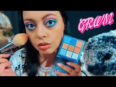 ASMR| FALL ASLEEP TO THIS | Relaxing & Chatty GRWM (applying makeup, rummaging, lid sounds, tapping)