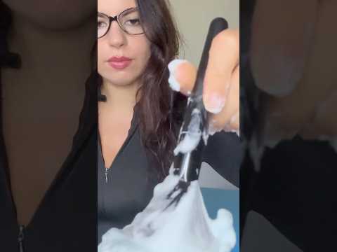 Der cremigste Rasierschaum... ☁️🤤 (Kopfhörer auf! 🎧) #asmr #bestebarberderwelt