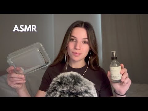 ASMR Tapping with Glass Sounds