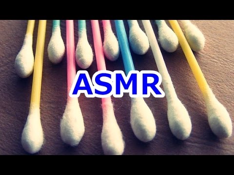 【ASMR】耳かき 綿棒 両耳同時 Binaural【音フェチ】