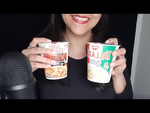 ASMR comiendo RAMEN PICANTE por primera vez 🔥 | ASMR En Español