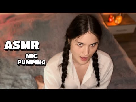 ASMR | Fast & Aggressive Mic Pumping & Spit Painting You