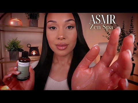 ASMR Zen Spa Night Ritual | Cozy Skincare, Body Massage, Scalp & Hair Care