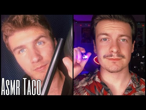 [ASMR] My First Cranial Nerve Exam! Ft. @ASMR TACO | Visual ASMR Triggers