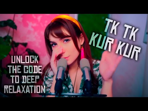 ASMR The Relaxation Code 💎 Tk Tk, Kur Kur, Breathing 💎 No Talking