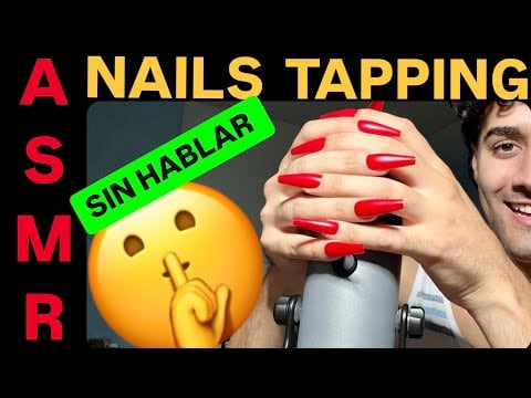 Nails tapping ASMR || SIN ANUNCIOS durante el vídeo || no talking || scratching