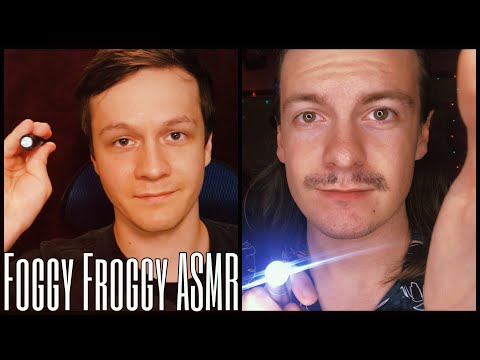 [ASMR] Light Triggers with Hand Movements | ASMR Collab | Foggy Froggy ASMR