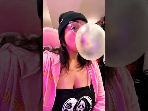 BUBBLE GUM ASMR | blowing QUENCH popping chewing gum sound s #bubble  #bubblegum