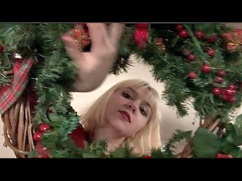 ASMR unpredictable person attention with a wreath! 🎄