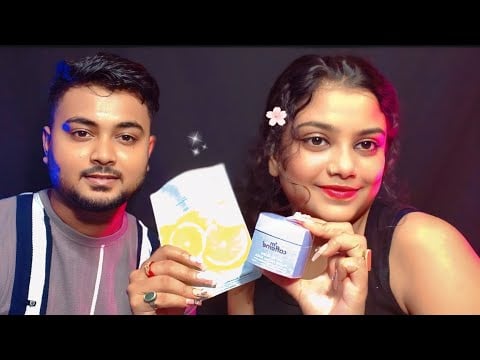 ASMR But I am Not Allow To  Edit This Video | Doing My Boyfriend Skincare 😱❣️